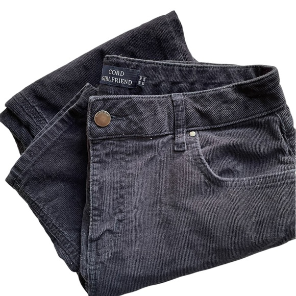 Boden Denim Corduroy Cord Girlfriend Navy Pants - Picture 2 of 15